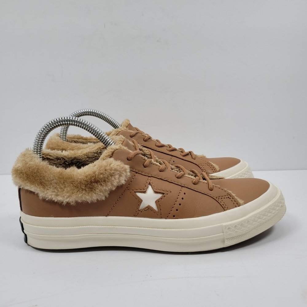 Converse One Star OX Fur Caramel Women's Shoes US Size Men's 4.5, Women's 6.5